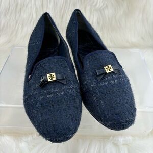 TORY BURCH CHANDRA FLATS- LOAFERS SHOES SIZE 7.5